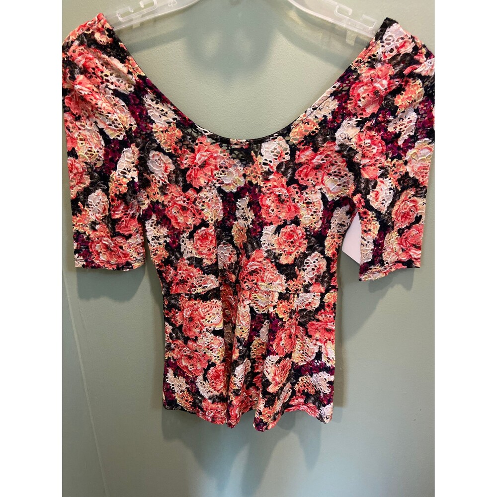 Charlotte Russe floral top size XS